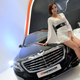 A model at the 2013 Frankfurt Auto Show.